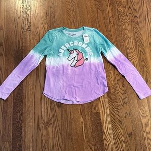 Long sleeved tie dye kids shirt